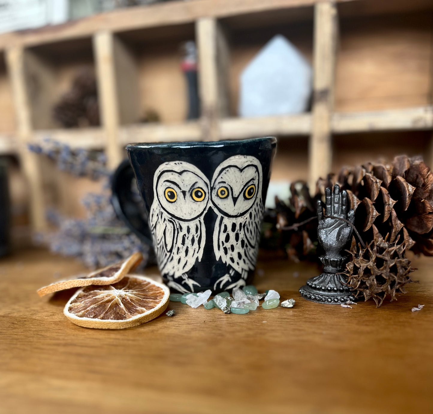 Owl Twin Tea Cup