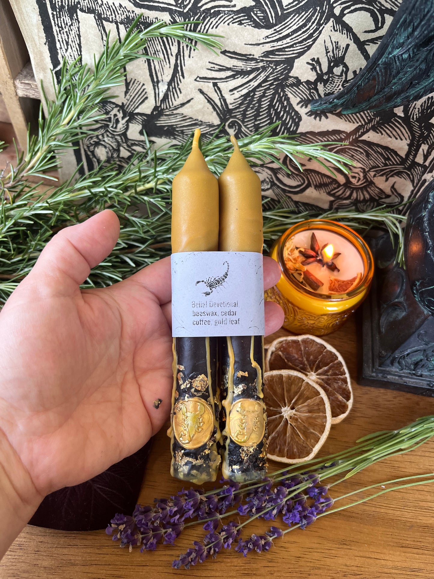 King Belial Candles - Set of 2