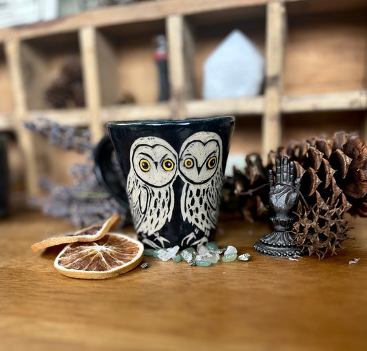 Owl Twin Tea Cup