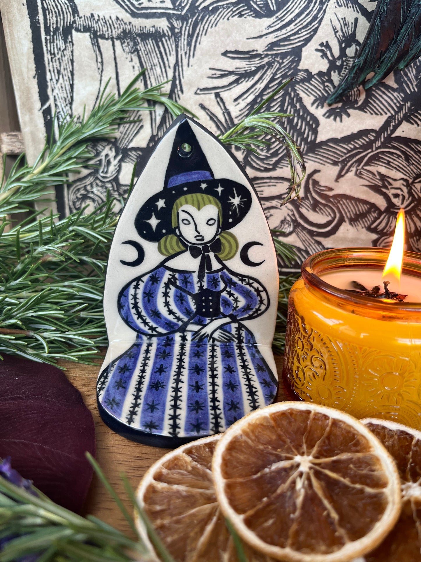Little Witch Ceramic Altar