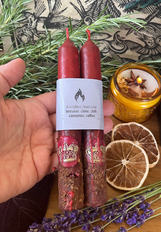 King Asmodeus Candles - Set of 2