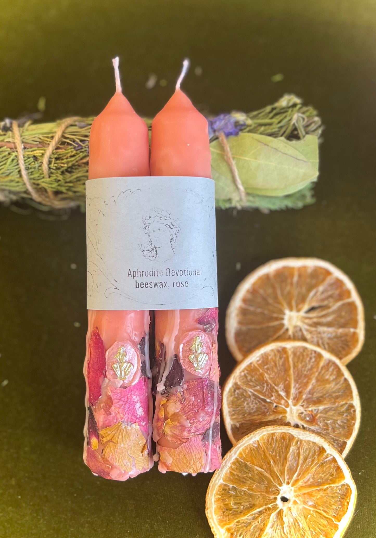 Aphrodite Devotional Candles - Set of 2